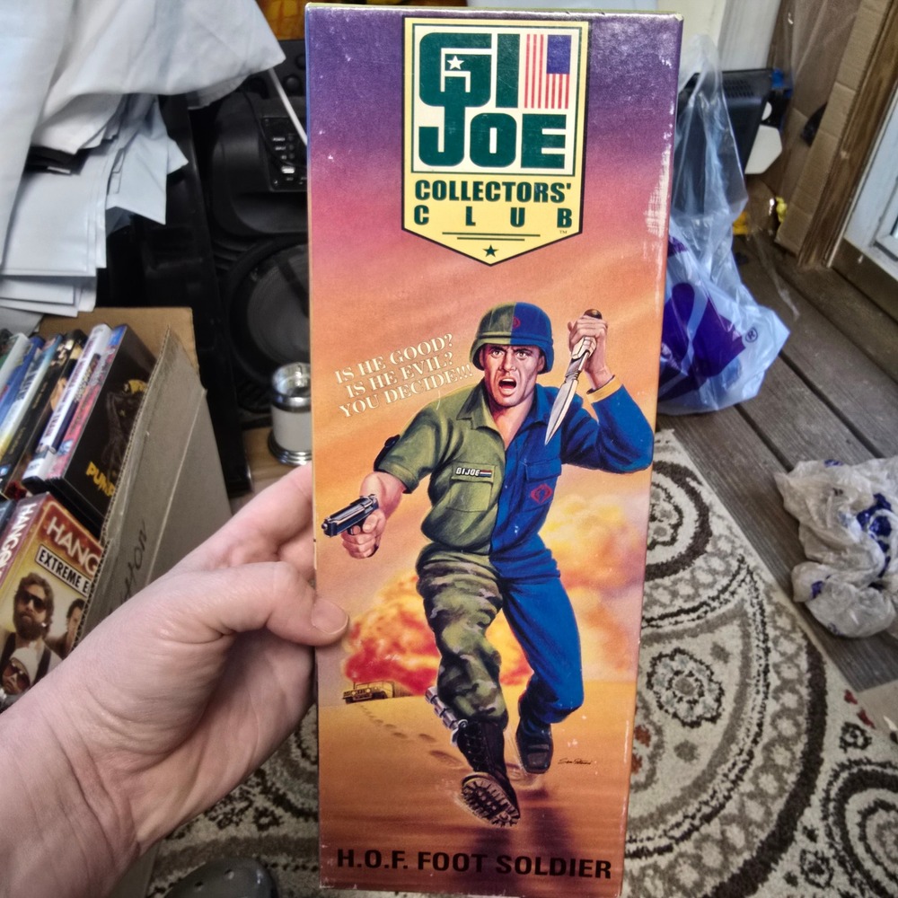 GI Joe Collectors Club HOF Foot Soldier 30th Anniversary Figure 1996 VTG Box